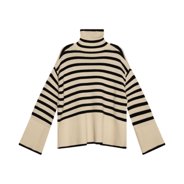 Toteme Signature Stripe Turtleneck Sweater