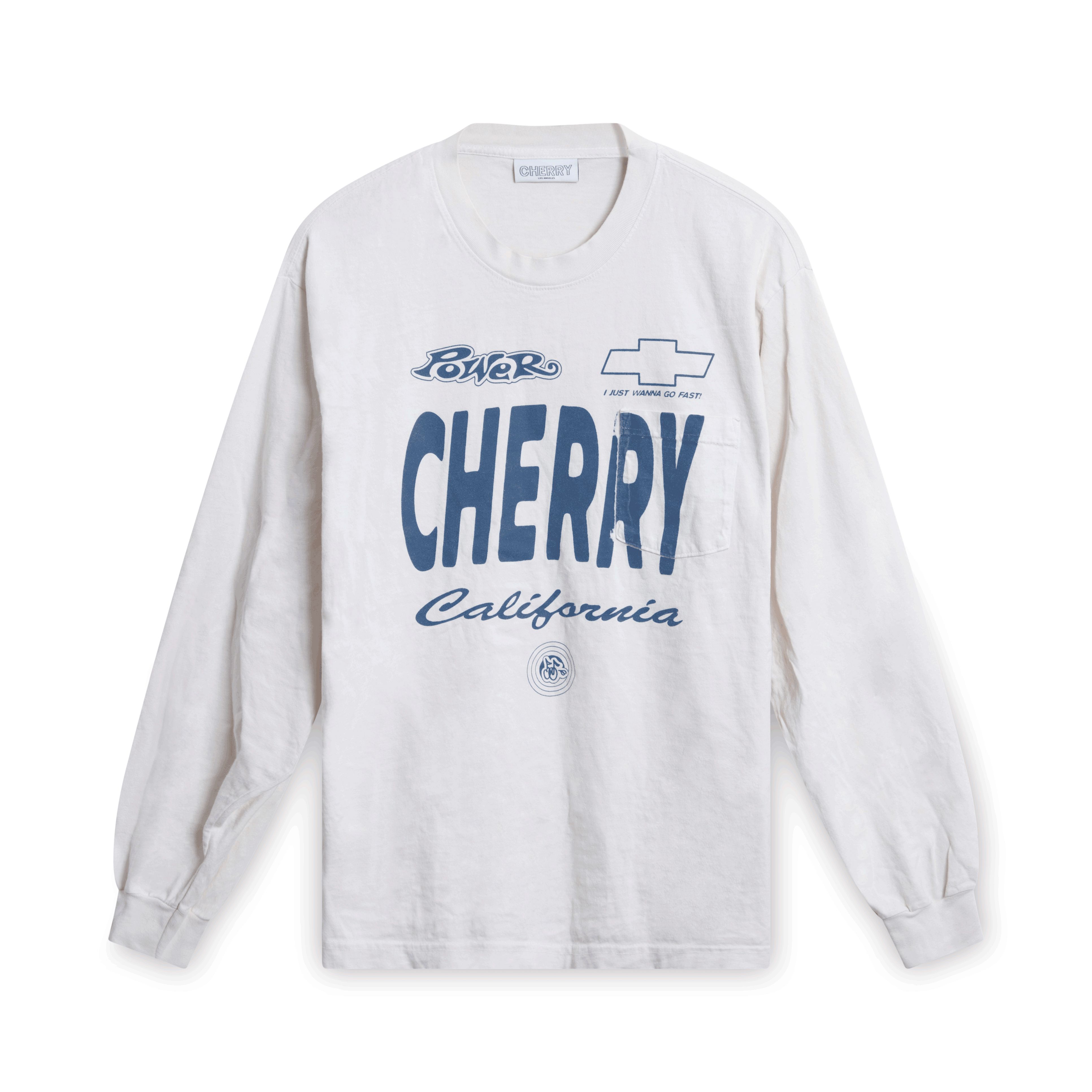 Cherry LA Power Motocross Long Sleeve Shirt by Becky Hearn | Basic