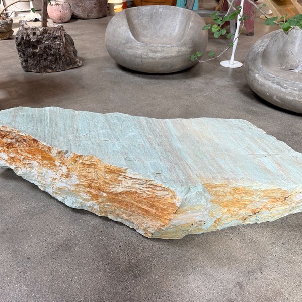 BLUE ROCK TABLE / SCULPTURE