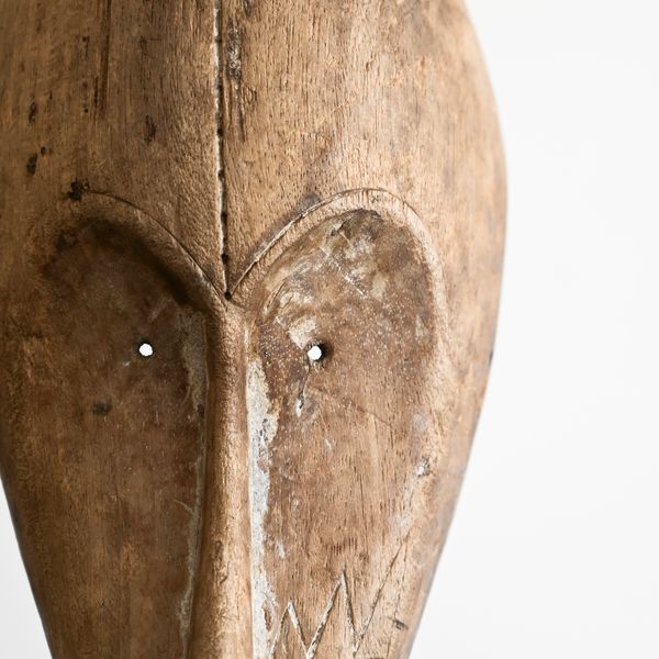 Aged Wood Fang Tribe Mask