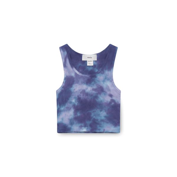 Purple Tie Dye Tank Top