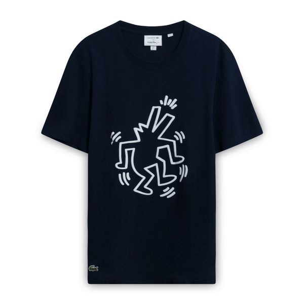 Lacoste x Keith Harring Navy Tee