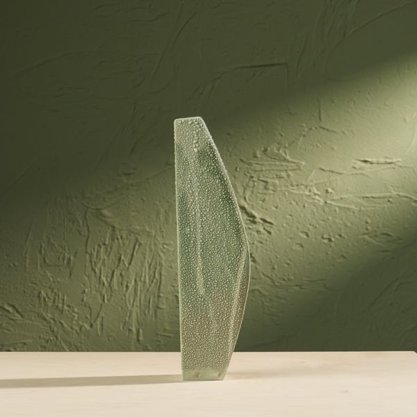 'Condensation' Series C6, Glazed Ceramic Sculpture in Green by Eunsol Kim, The Netherlands, 2025"