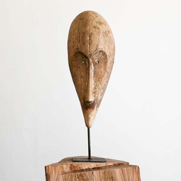 Aged Wood Fang Tribe Mask