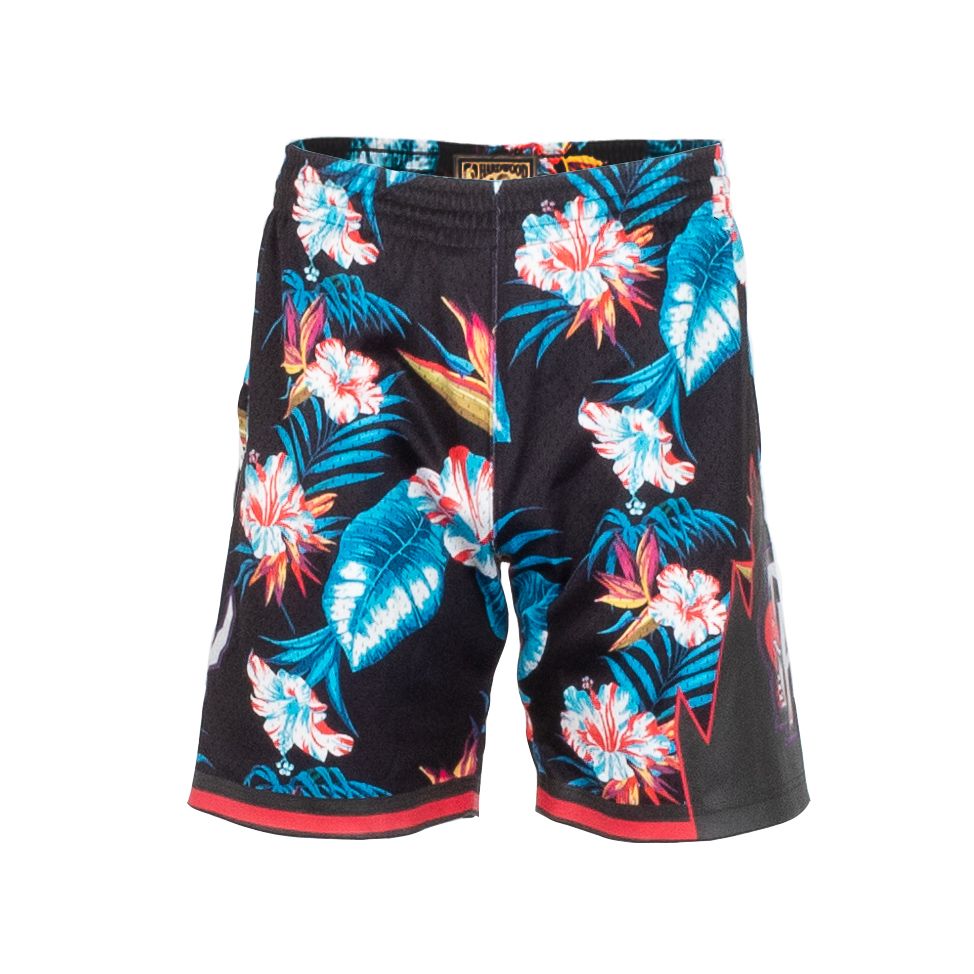 Mitchell and ness floral cheap shorts