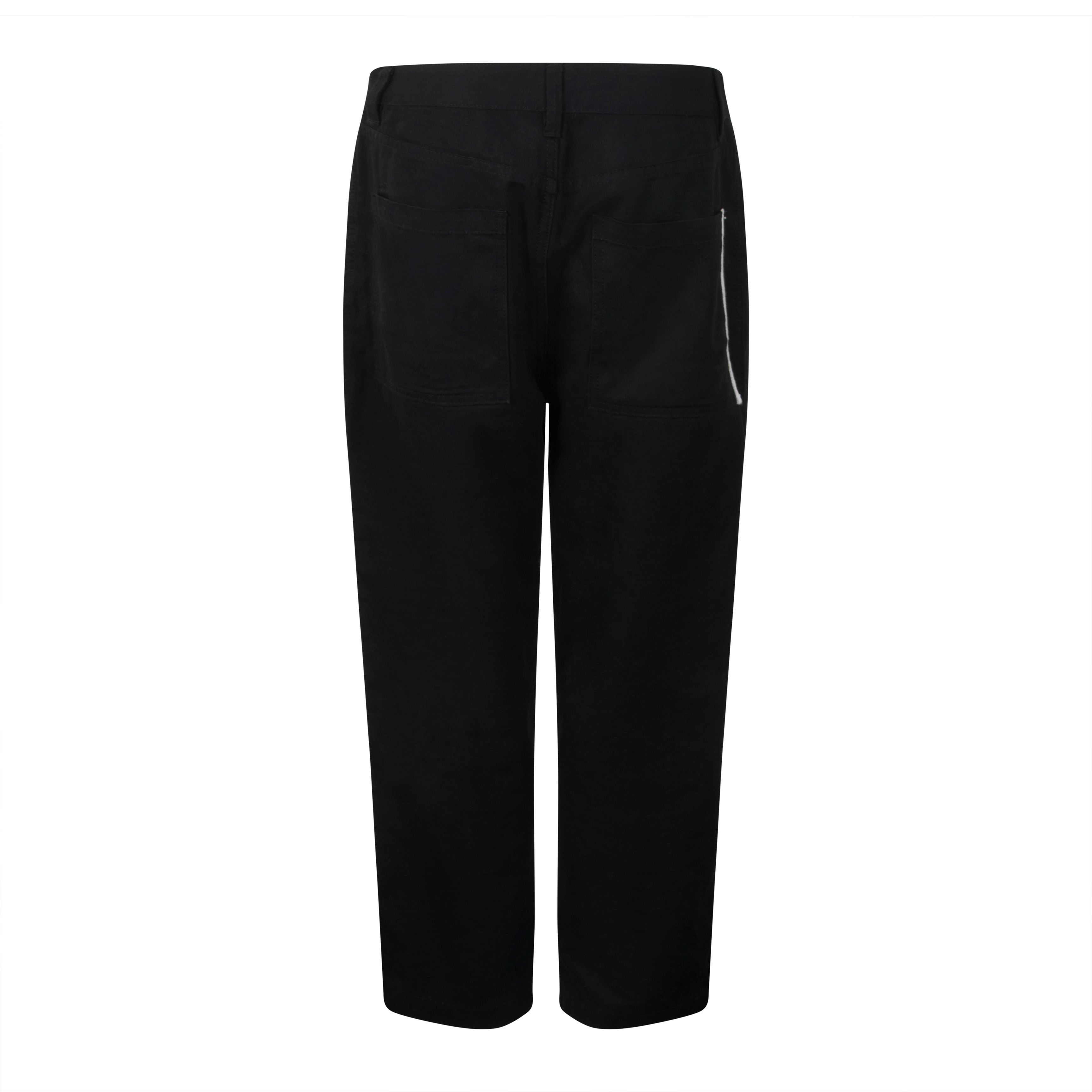 Helmut Lang Cropped Trousers with Pocket Tab by Tavia Bonetti