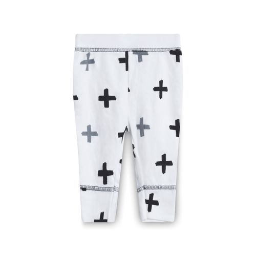 White Cross Pants