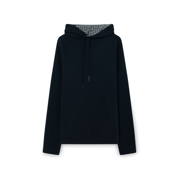 Raf Simons Oversized Houndstooth Hoodie