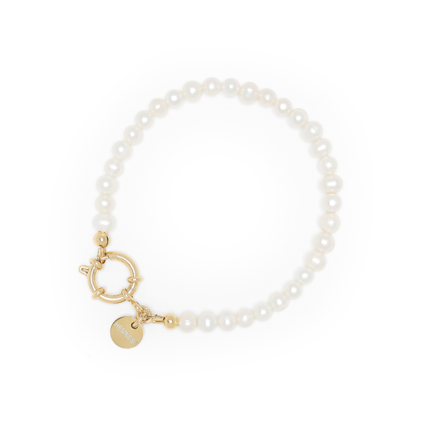 Gold Pearl Bracelet