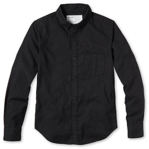 Entireworld Organic Cotton Oxford Shirt - Black