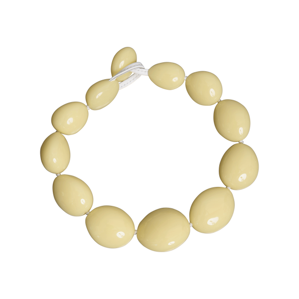 Monies Chunky Yellow Stone Necklace
