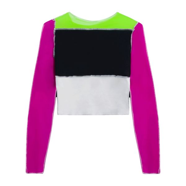 JJVintage Reworked Nike FB Long Sleeve Top in Neon