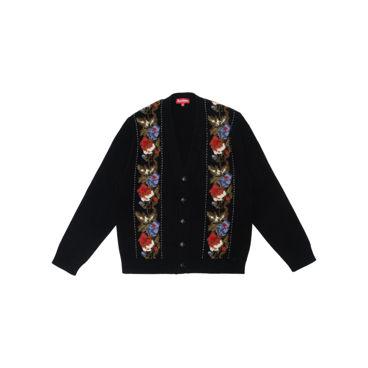 トップス Supreme Floral Stripe Cardigan Supreme Floral Stripe Cardigan by Frederick Guerrero | Basic