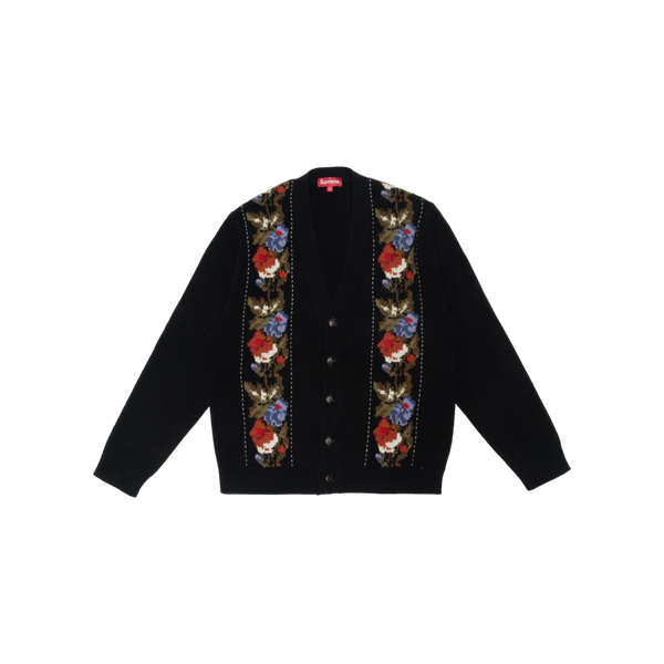 Supreme Floral Stripe Cardigan