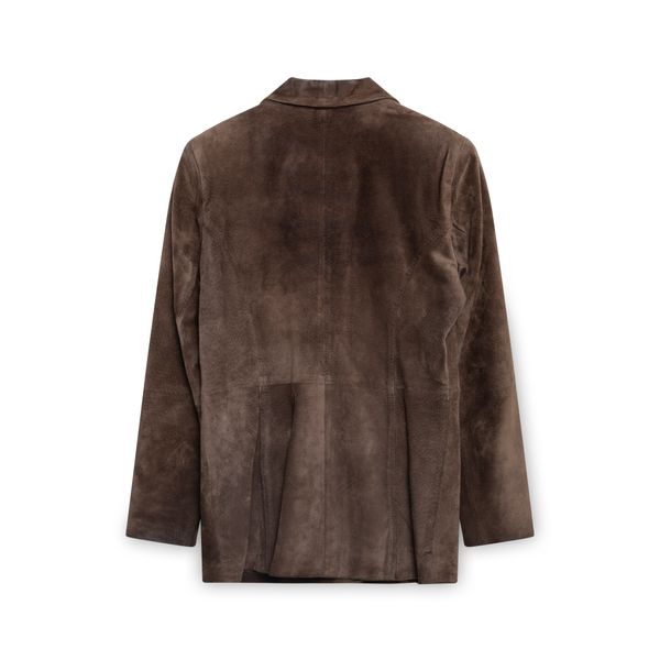 Reza Duro Brown Suede Coat