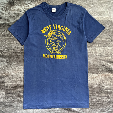 1970s West Virginia Mountaineers Single Stitch Tee