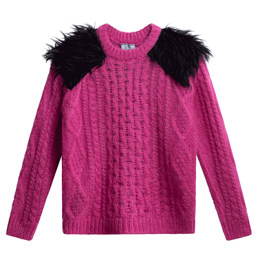 Prada 2025 pink sweater