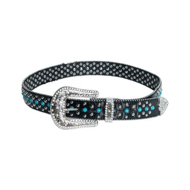 Turquoise & Rhinestone Western Belt