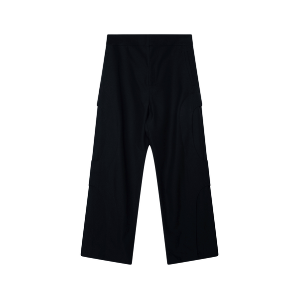 Black Layered Trousers