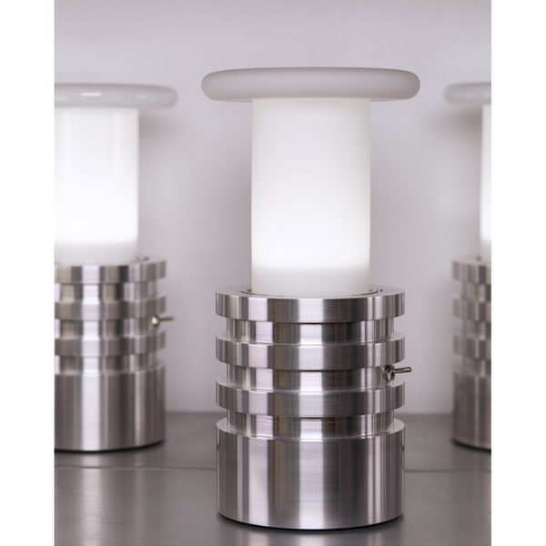 Mycelium Lamp in Matte White