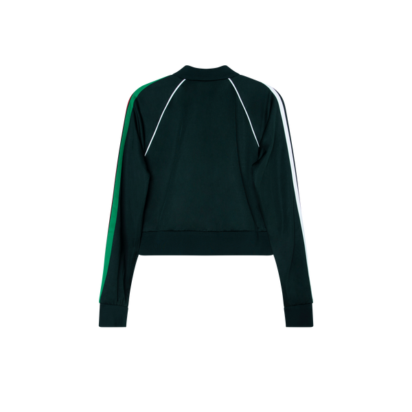 Gucci x Adidas 2022 Forest Green Striped Bomber