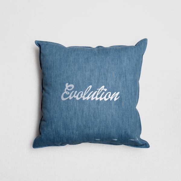 Denim Cushion (Evolution) by Harry Nuriev, 2022
