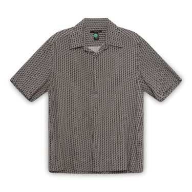 Claiborne Patterned Button Up Tee