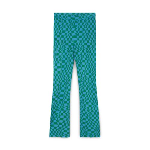 Paloma Wool Blue and Green Checkered Pants