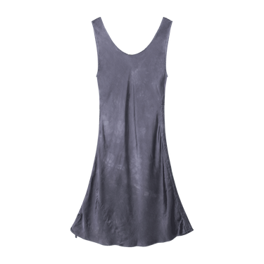 SVNR Grey Silk Mini Dress