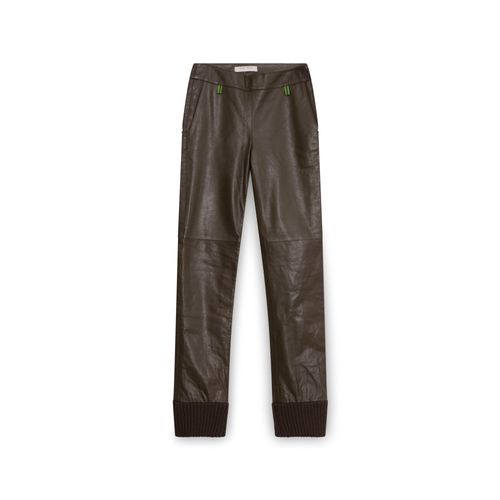 Vintage Miu Miu Brown Leather Pants