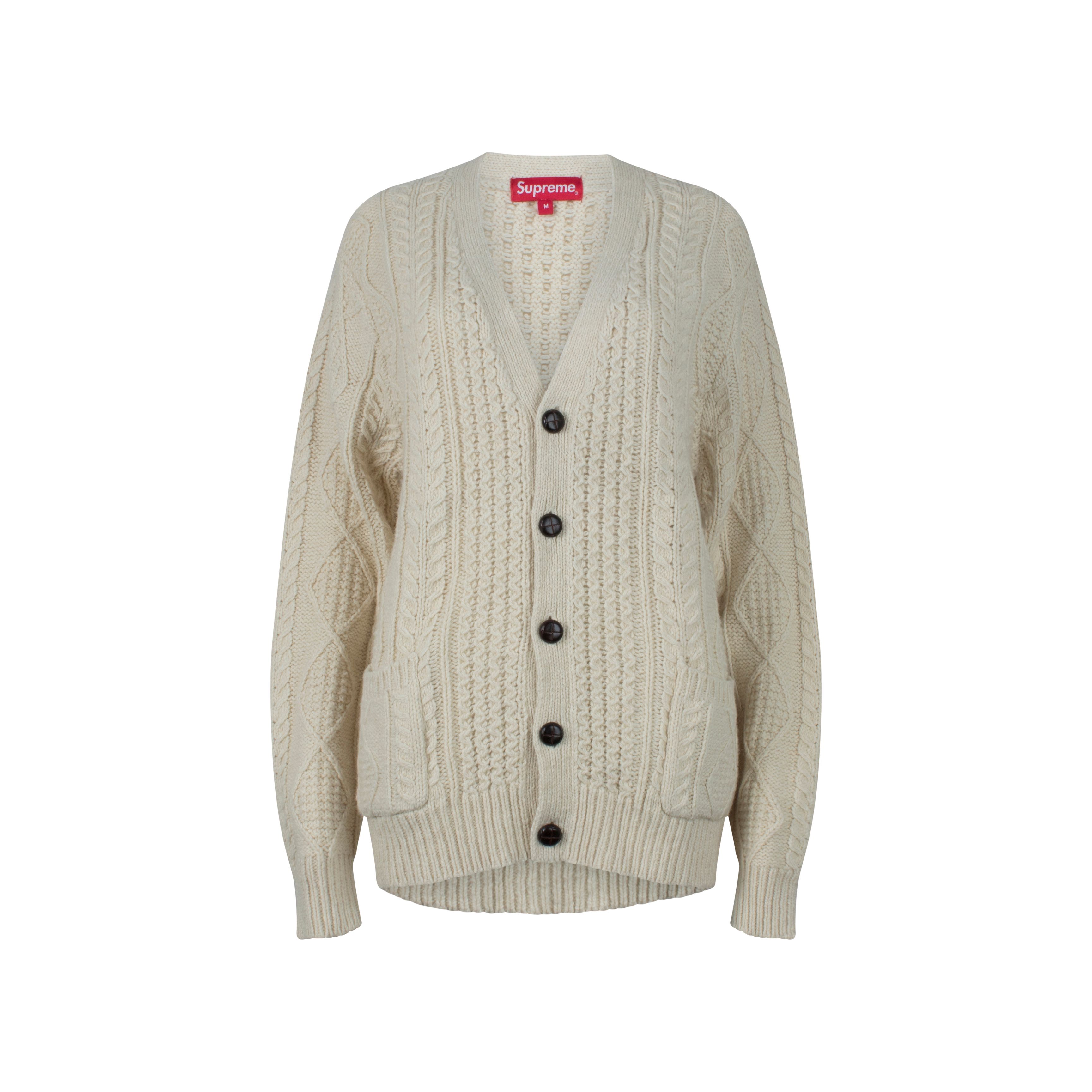 Supreme Cable Knit Cardigan by Vashtie | Basic.Space