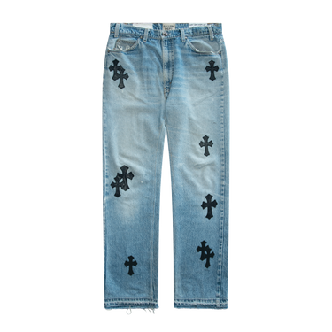 Chrome Hearts Cross Patch Gallery Dept. Flare Jeans