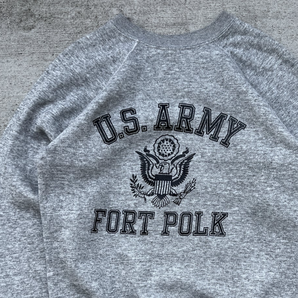 1980s Fort Folk Raglan Cut Crewneck