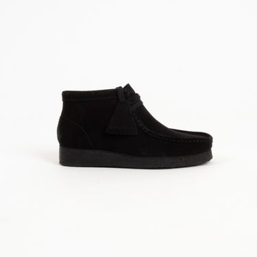 Clarks Wallabee Black Suede Boots