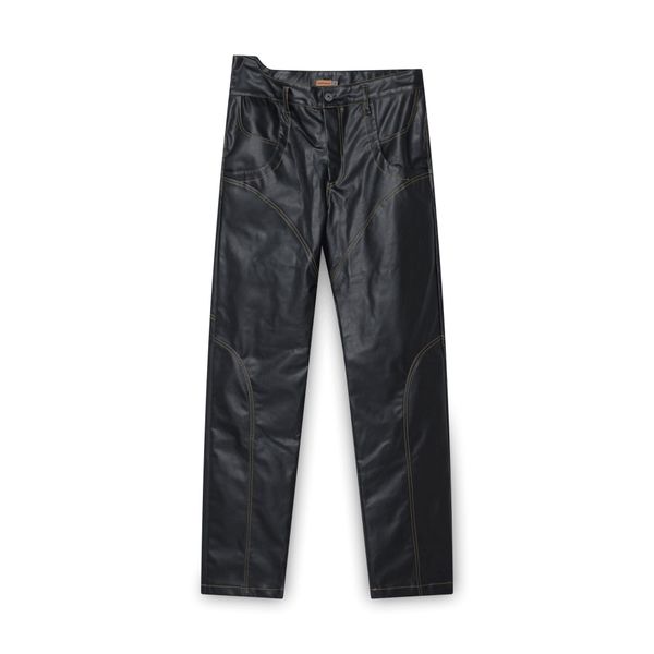 Barragán Black Leather Pants