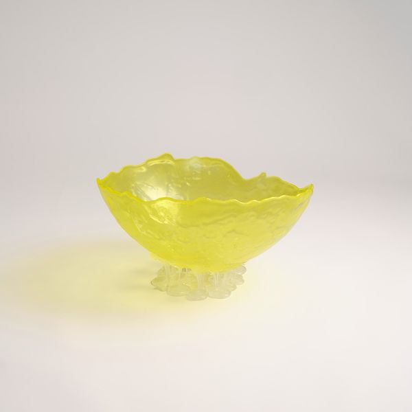 Half Ball - Large in Yellow/Clear by Gaetano Pesce