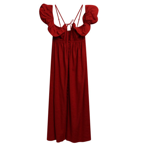 Cult Gaia Red Evening Gown