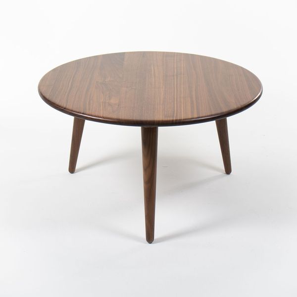 Walnut Round Table by Hans Wegner for Carl Hansen, 2021