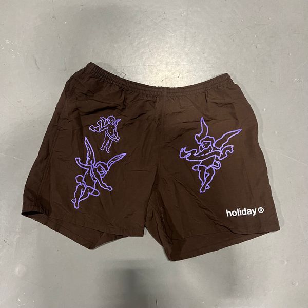 Holiday Brown Cherub Shorts