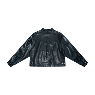 Enfants Riches Déprimés Black Signature Western Leather Jacket