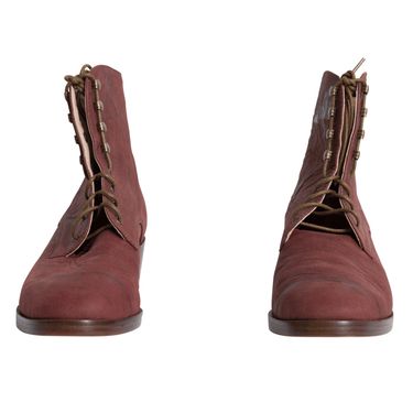 Dawn Boot in Mahogany Leather