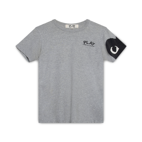 Comme Des Garcons Play Grey Tee