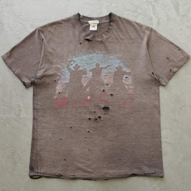 1990S FADED DISTRESSED COWBOY TEE 