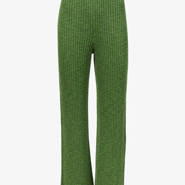 Fine Gauge Rib Knit Pants