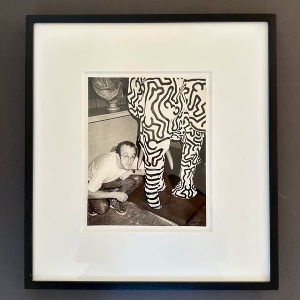 Keith Haring Photograph by Andy Warhol