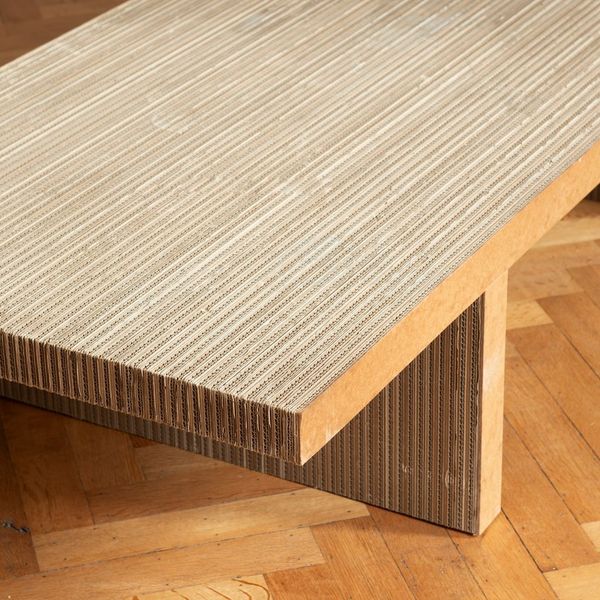 Easy Edges Cardboard Coffee Table/Daybe By Frank Gehry, 1972