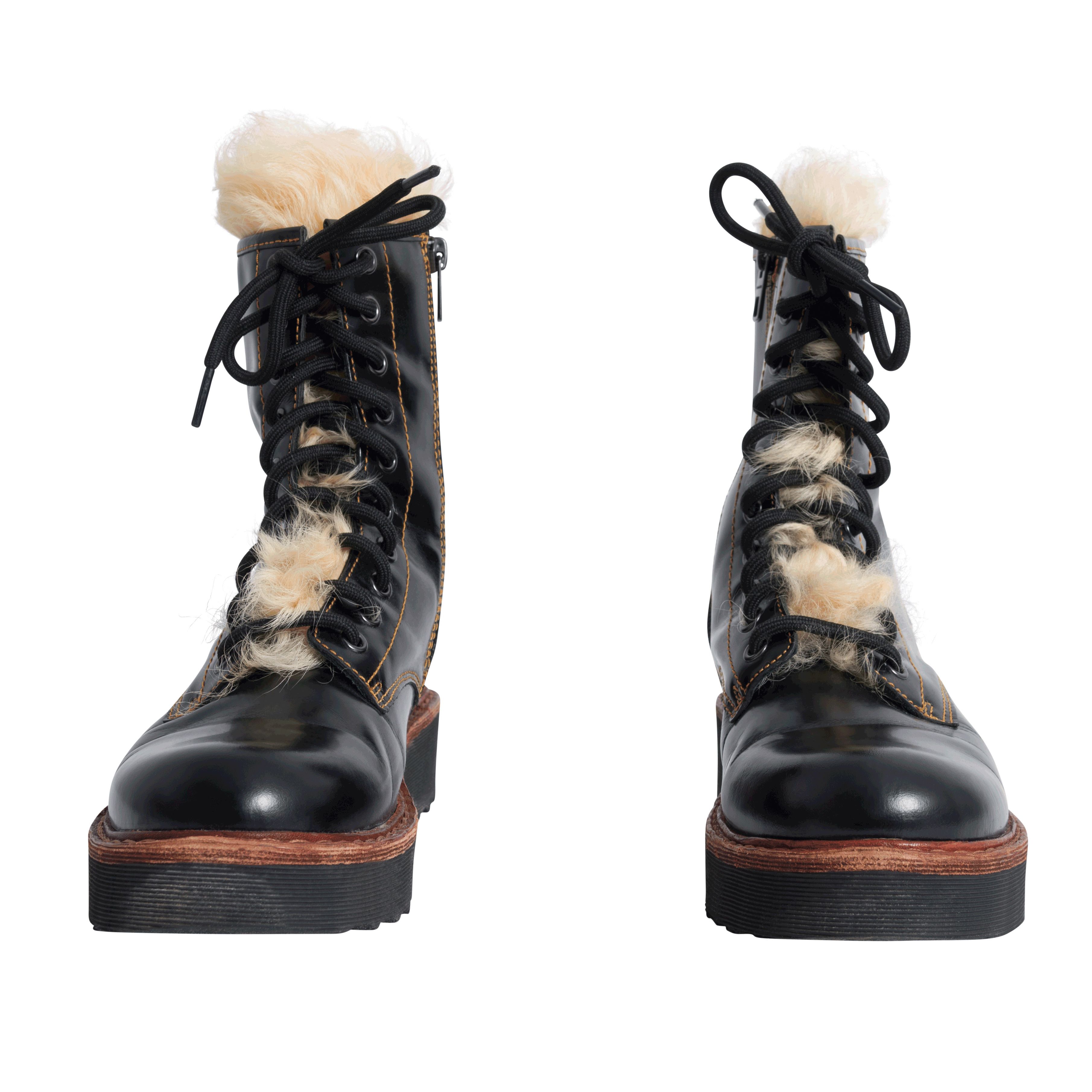 Coach shearling outlet boots