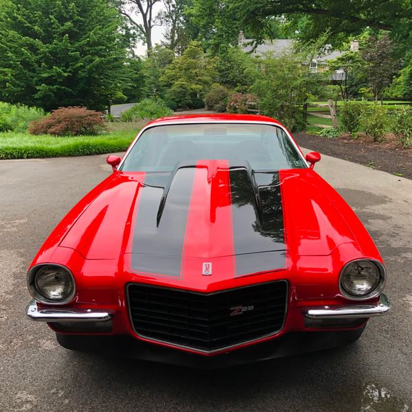 Vintage 1973 Red Chevrolet Camaro