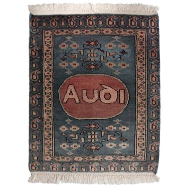 Vintage Audi Afghan Rug