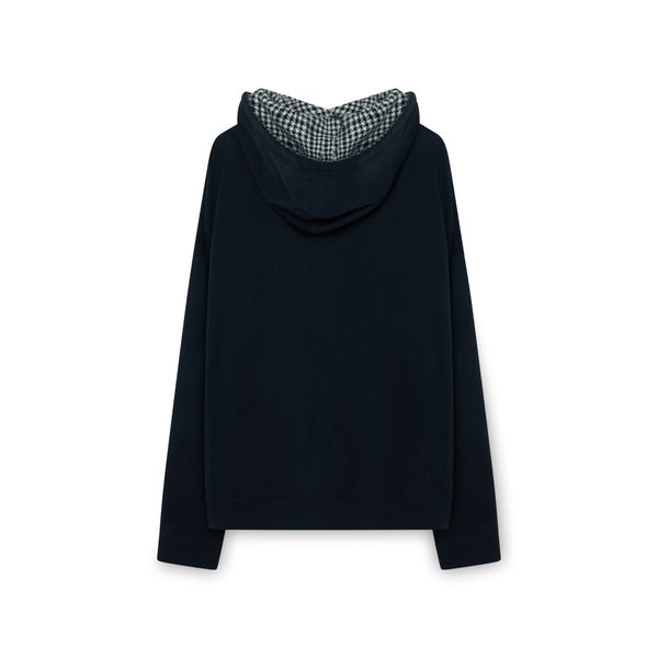 Raf Simons Oversized Houndstooth Hoodie